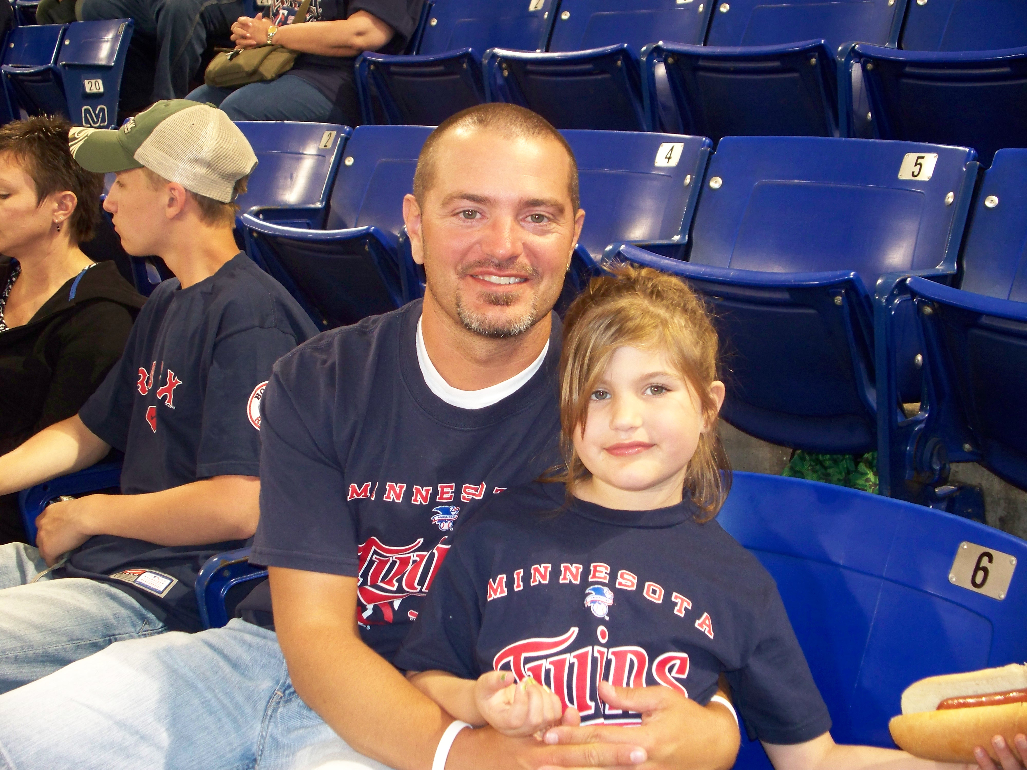 Twins game...last year of the dome